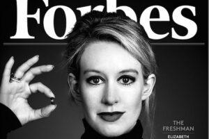 Elizabeth Homes on the cover of Forbes